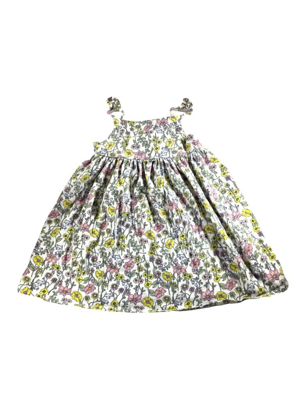 Rachel Zoe Girls Floral Sundress Bow Detail Size 4T Summer Dress